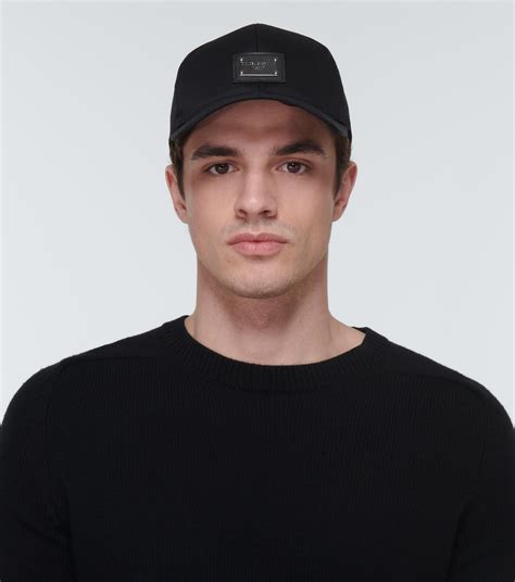 Casquette en coton mélangé à logo en noir – Givenchy .